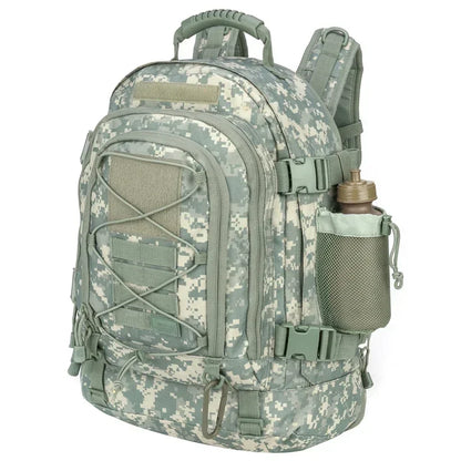 60L Military Tactical Backpack with MOLLE – Army Assault Rucksack for Hiking & Camping