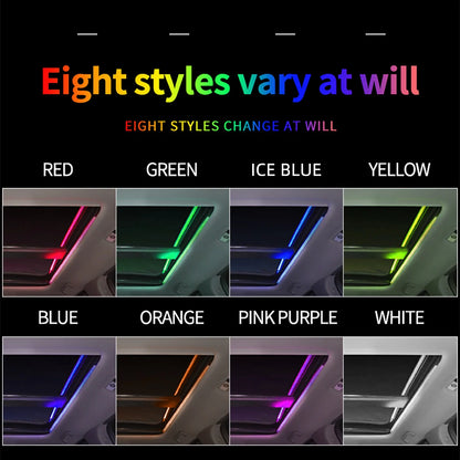 110cm RGB Car Sunroof Ambient Light Kit with App Control