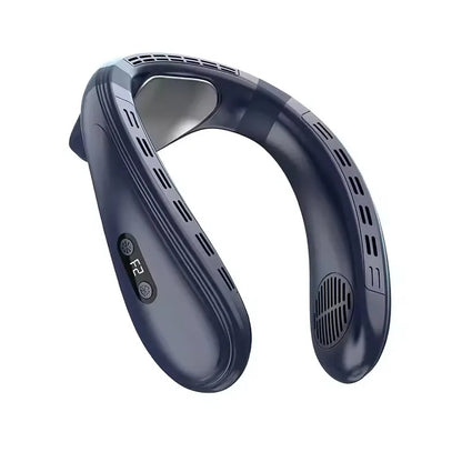 Neck Air Conditioner Fan 5200mAh – Semiconductor Cooling Wearable Bladeless Fan