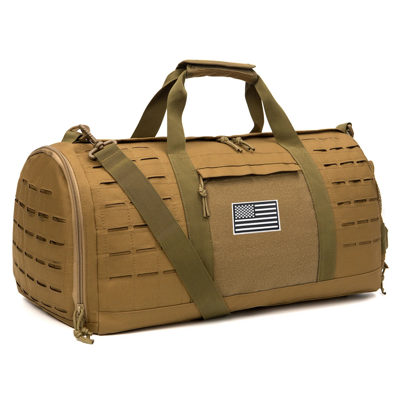 40L Tactical Duffle Bag with Shoe Compartment – Gym, Travel & Outdoor