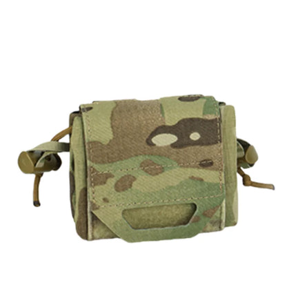 MOLLE Foldable Dump Pouch – Nylon, Hook & Loop, Retention Cord, Drain Grommets, 6 Tactical Colors