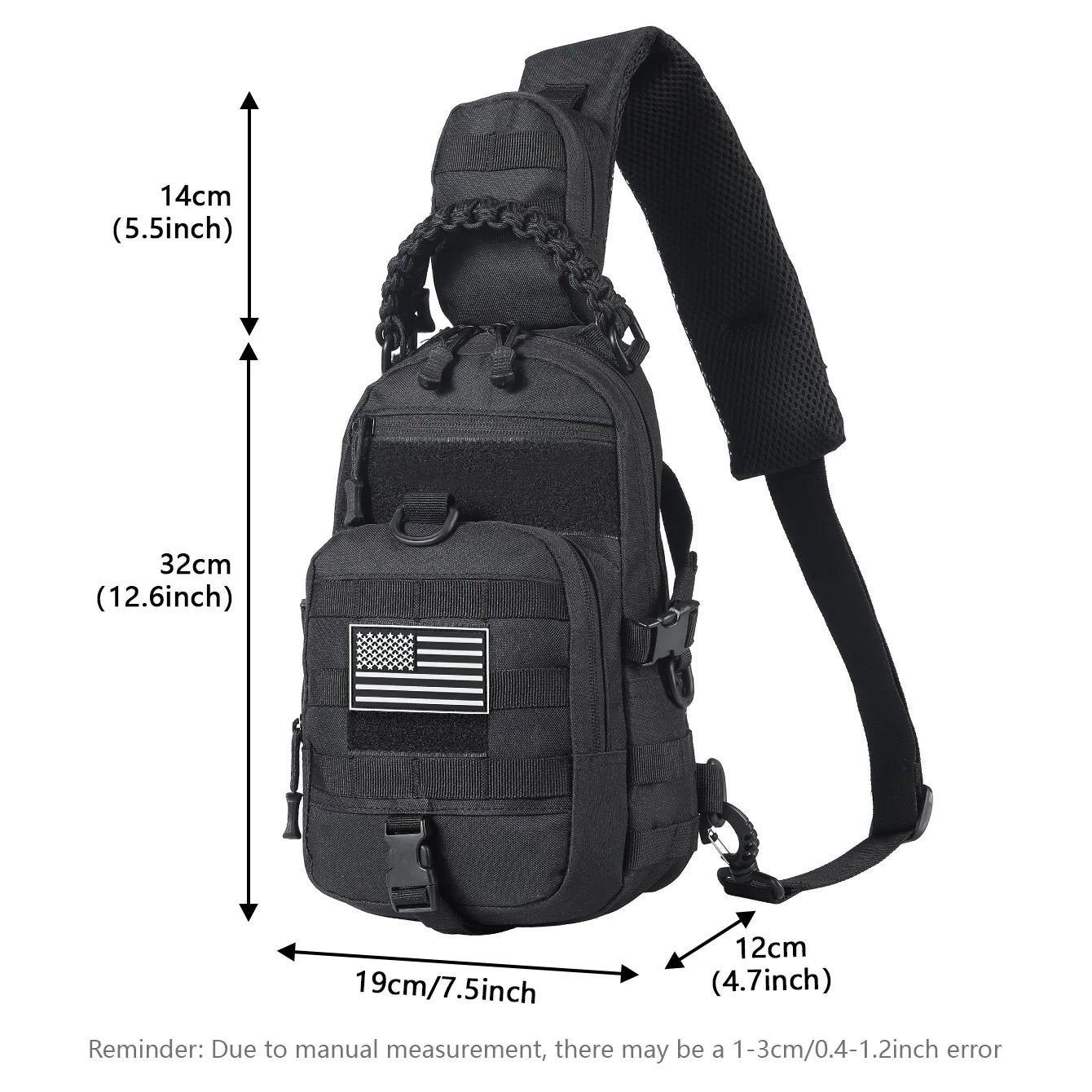 Lightweight Chest Bag for Outdoor Sports, Running and Travel
