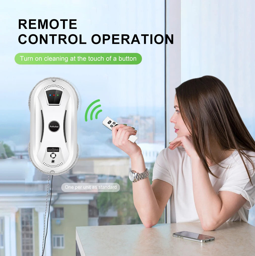 Ultra Thin Robot Vacuum Cleaner Window Cleaning