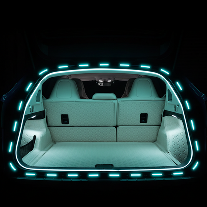 Automatic LED Car Trunk Light Strip 2M/4M Interior Ambient Lighting 12V