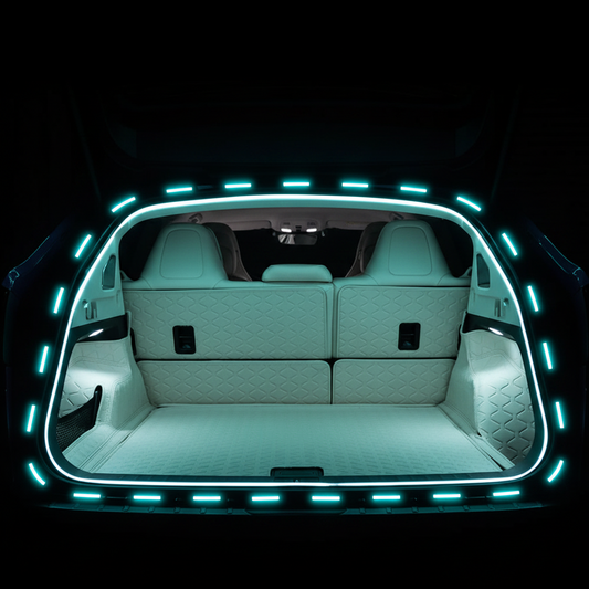 Automatic LED Car Trunk Light Strip 2M/4M Interior Ambient Lighting 12V