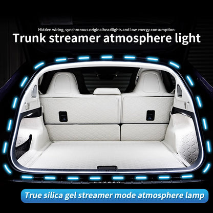 Automatic LED Car Trunk Light Strip 2M/4M Interior Ambient Lighting 12V