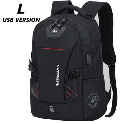 17 Inch Laptop Backpack with USB Charging Port & Shoe Compartment for Business & Travel