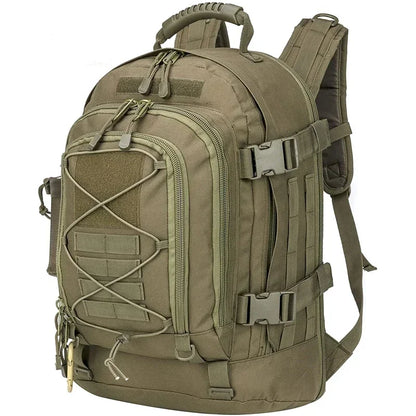 60L Military Tactical Backpack with MOLLE – Army Assault Rucksack for Hiking & Camping