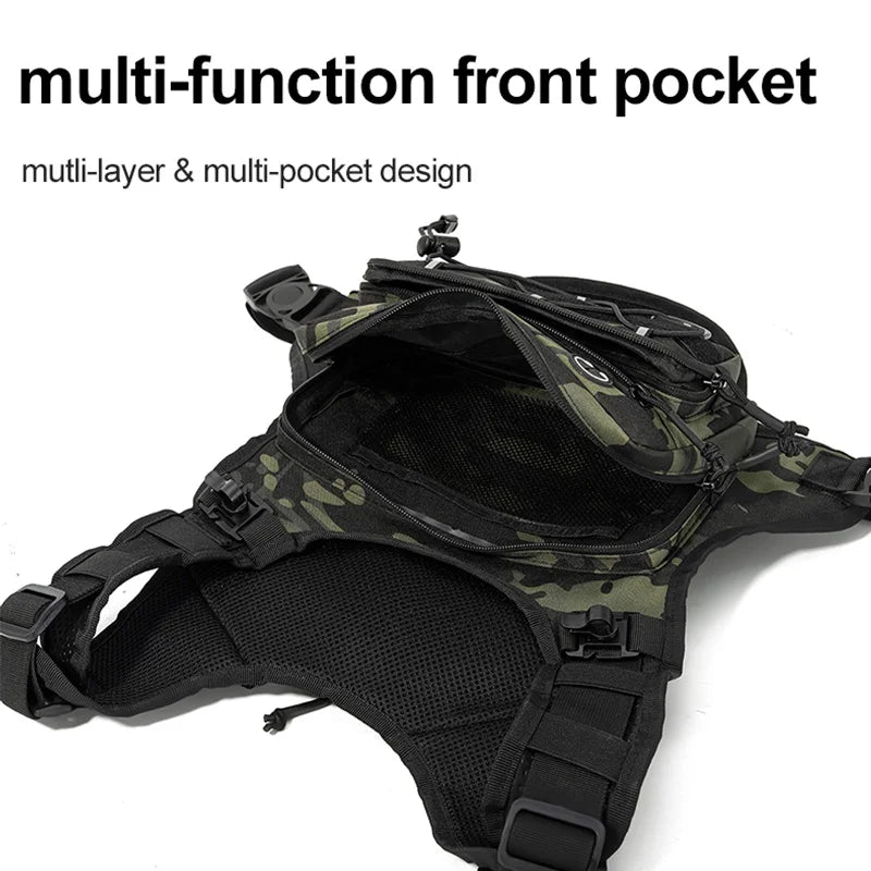 Running Hydration Vest Chest Pack with Water Bladder Compartment