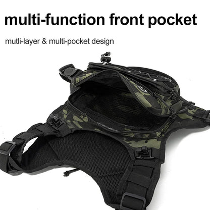 Running Hydration Vest Chest Pack with Water Bladder Compartment