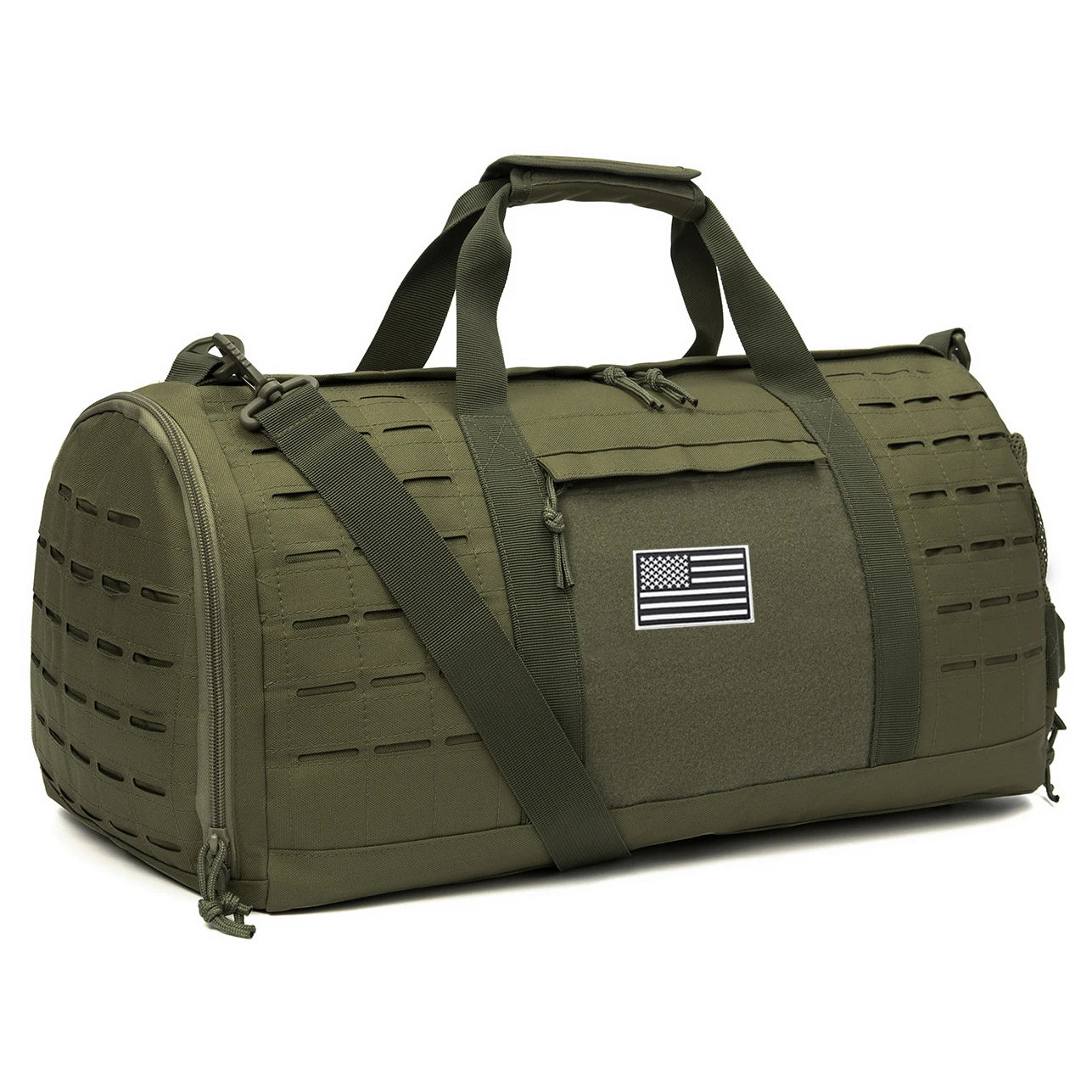 40L Tactical Duffle Bag with Shoe Compartment – Gym, Travel & Outdoor