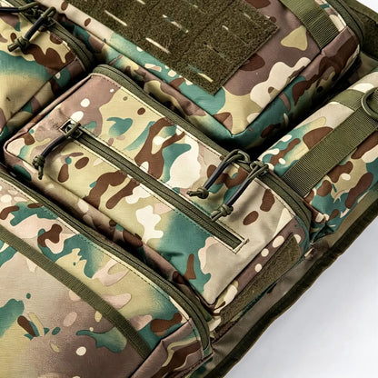 Tactical Car Rear Seat Hanging Storage Bag – Oxford, MOLLE, 60×40cm, Large Capacity, Black / Khaki / CP