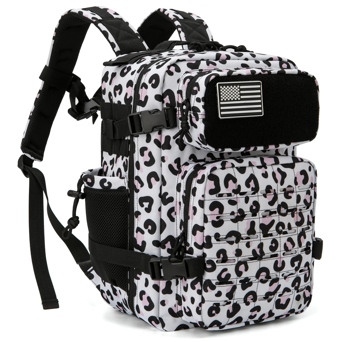 25L Tactical Backpack with Laser-Cut MOLLE and Dual Cup Holders