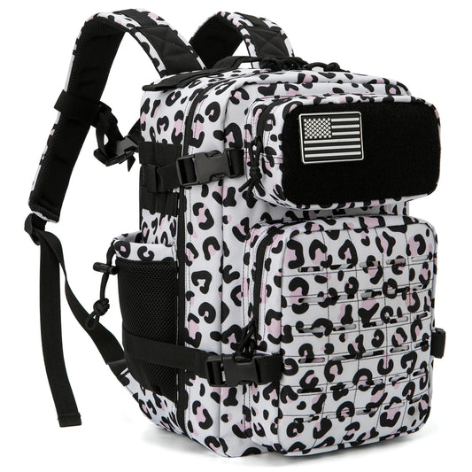 25L Tactical Backpack with Laser-Cut MOLLE and Dual Cup Holders