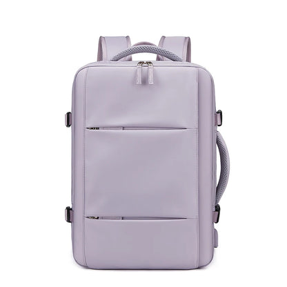 39L Expandable Laptop Backpack with USB Charging – Men & Women