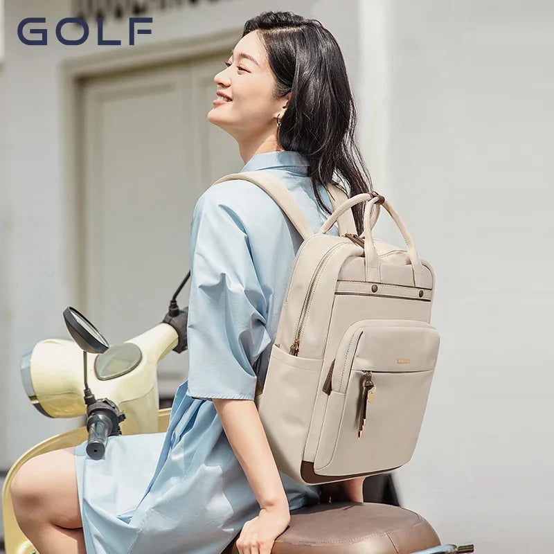 Women's Oxford Laptop Backpack with Handle – 15.6 Inch