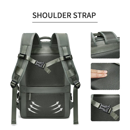 39L Expandable Laptop Backpack with USB Charging – Men & Women