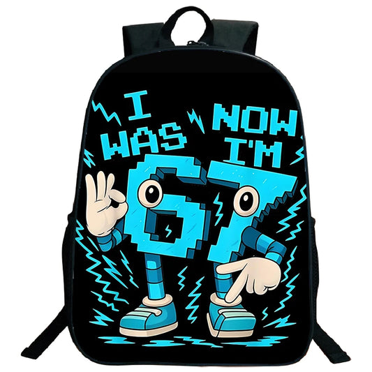 Brainrot 67 Kids School Backpack – Funny Number Print, Lightweight Daypack for Boys & Girls