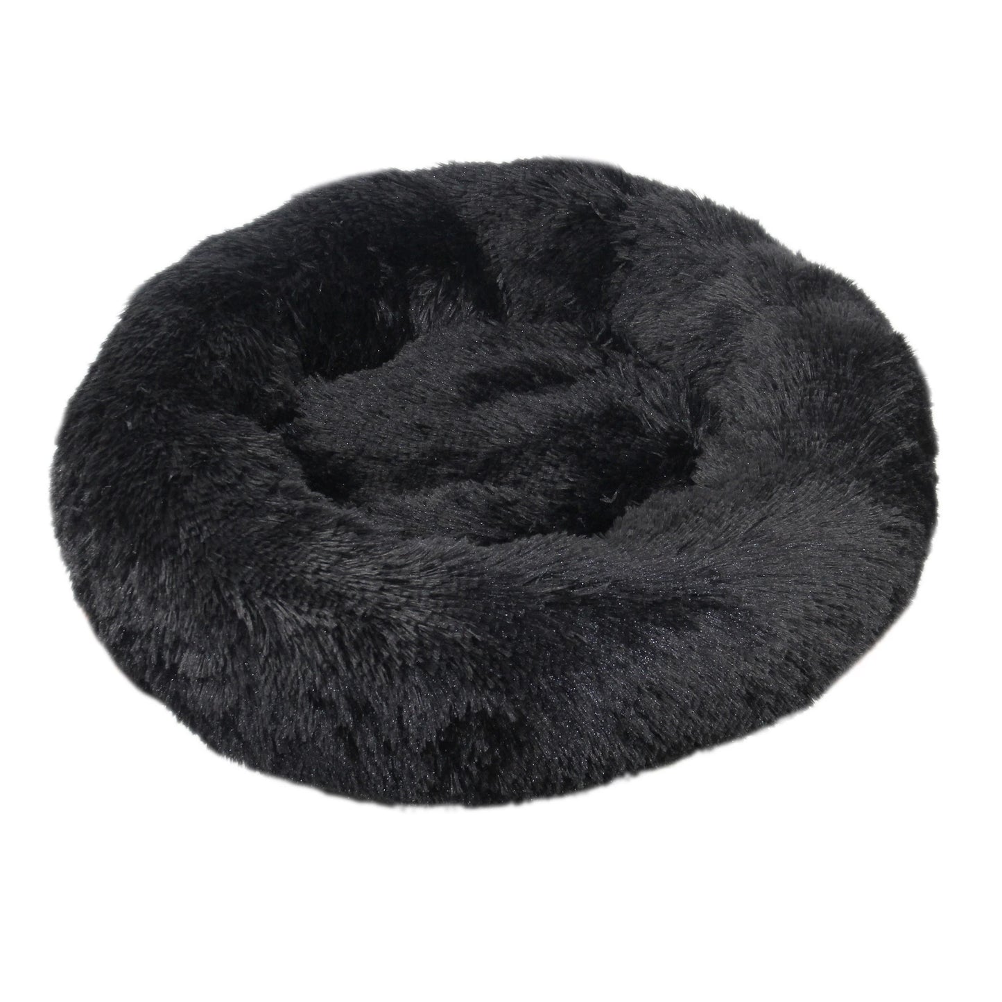 Calming Donut Pet Bed – Orthopedic Round Bed for Dogs and Cats