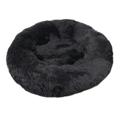 Calming Donut Pet Bed – Orthopedic Round Bed for Dogs and Cats