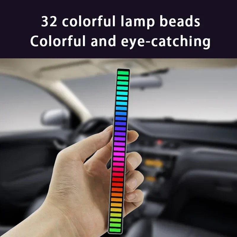 RGB LED Music Rhythm Light USB Sound Control Ambient Lamp with App Control