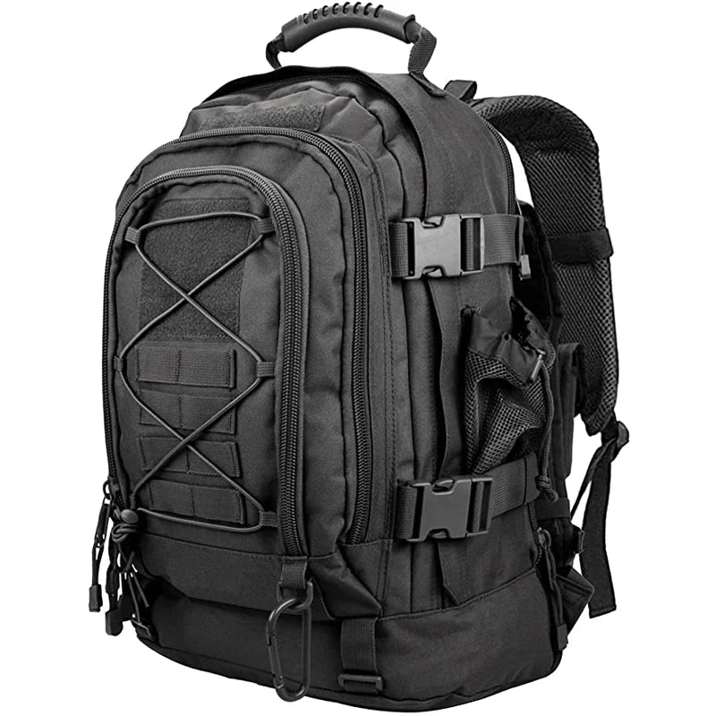 60L Military Tactical Backpack with MOLLE – Army Assault Rucksack for Hiking & Camping