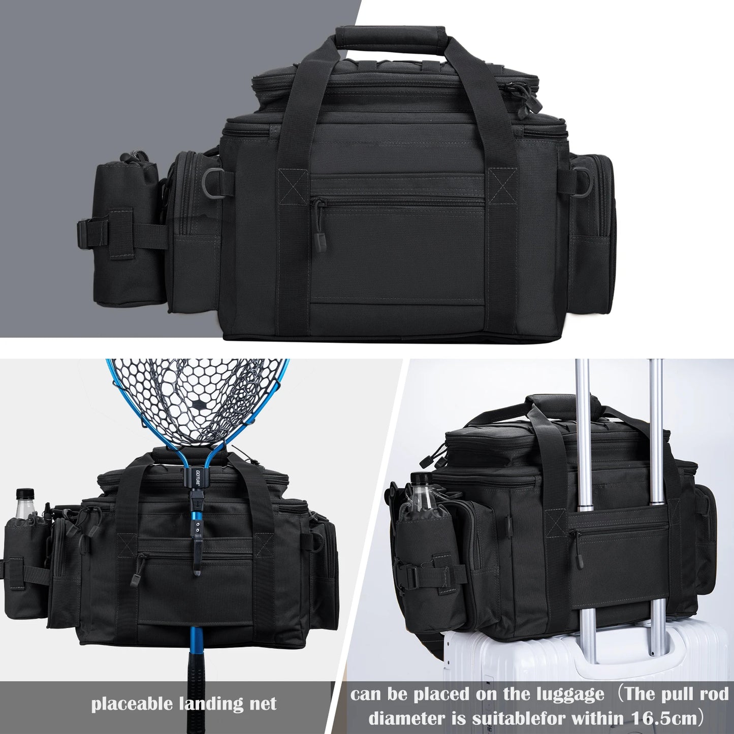 Large Fishing Tackle Bag – Water-Resistant Shoulder Bag