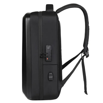 Hard Shell Backpack with Password Lock – Large Capacity Laptop Bag