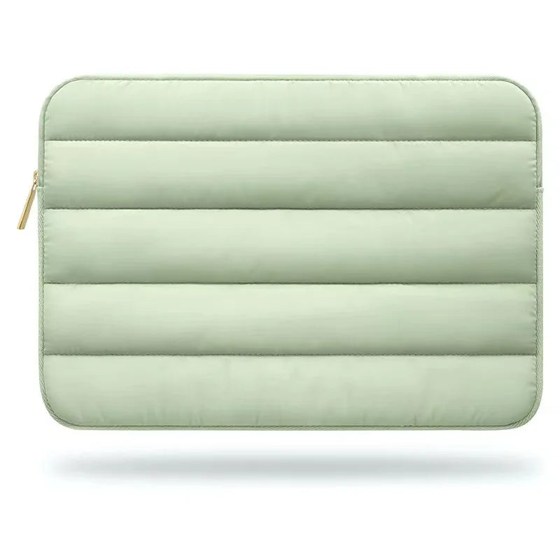 Puffy Laptop & Tablet Sleeve – Shockproof Polyester, Zipper, 9–16", iPad, Samsung, Huawei