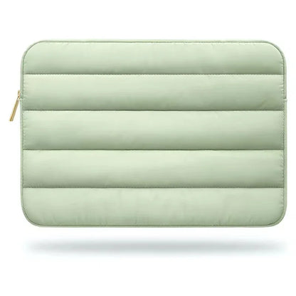 Puffy Laptop & Tablet Sleeve – Shockproof Polyester, Zipper, 9–16", iPad, Samsung, Huawei