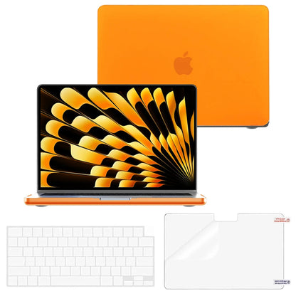 MacBook Hard Shell Case – Matte, Fingerprint-Resistant, Fits Pro 13–16 & Air 13–15 (M1–M5)