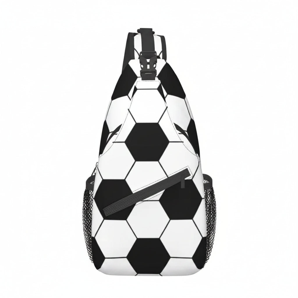 Golf Ball Pattern Sling Bag – Men's Crossbody Chest Bag for Travel, Hiking & Outdoor