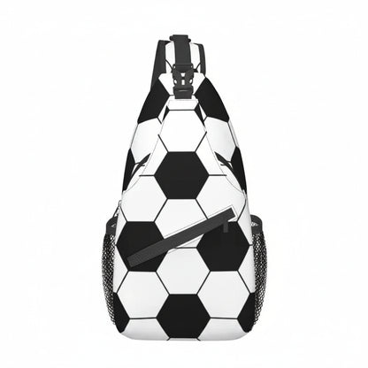 Golf Ball Pattern Sling Bag – Men's Crossbody Chest Bag for Travel, Hiking & Outdoor