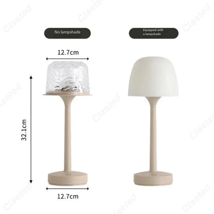 LED Desk Lamp Adjustable Brightness Clamp Light