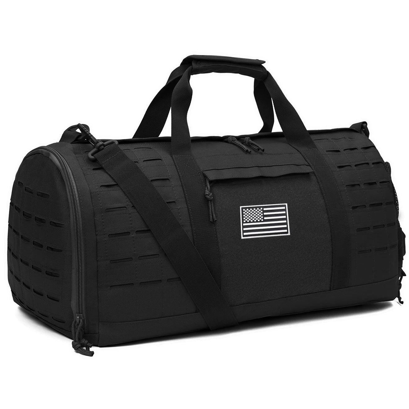 40L Tactical Duffle Bag with Shoe Compartment – Gym, Travel & Outdoor