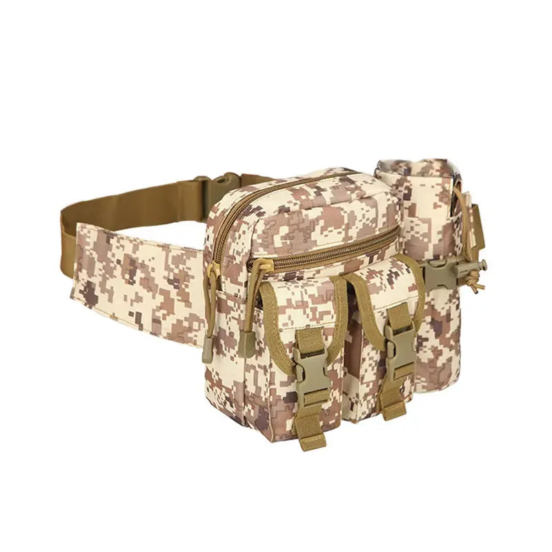6L Tactical Waist Pack with Water Bottle Holder – Hiking & Outdoor