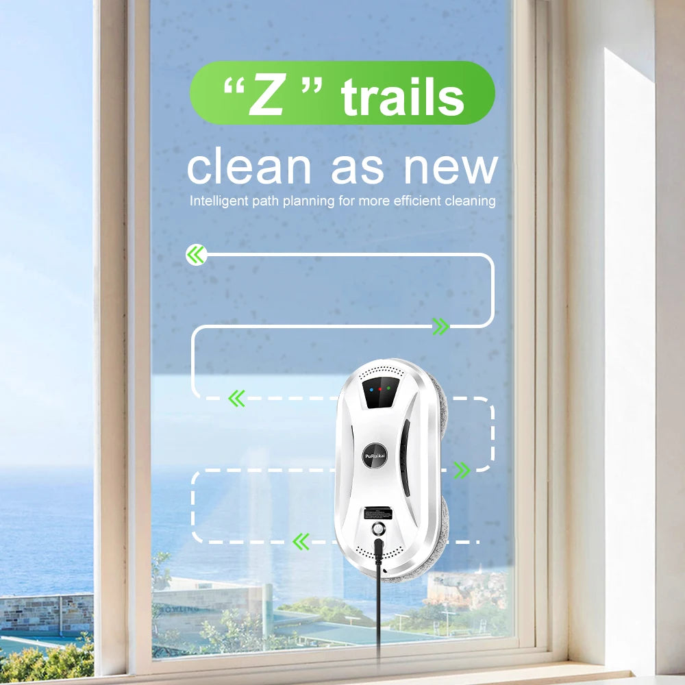 Ultra Thin Robot Vacuum Cleaner Window Cleaning