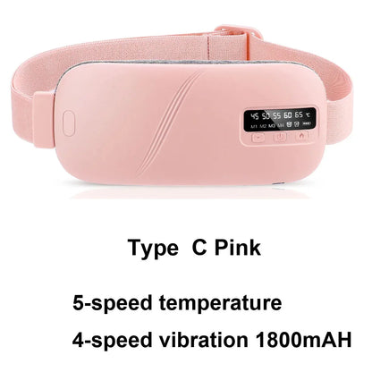 Period Cramp Massager Vibrating Heating Belt