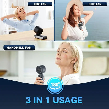 Mini Travel Fan – USB Rechargeable Foldable Portable Fan