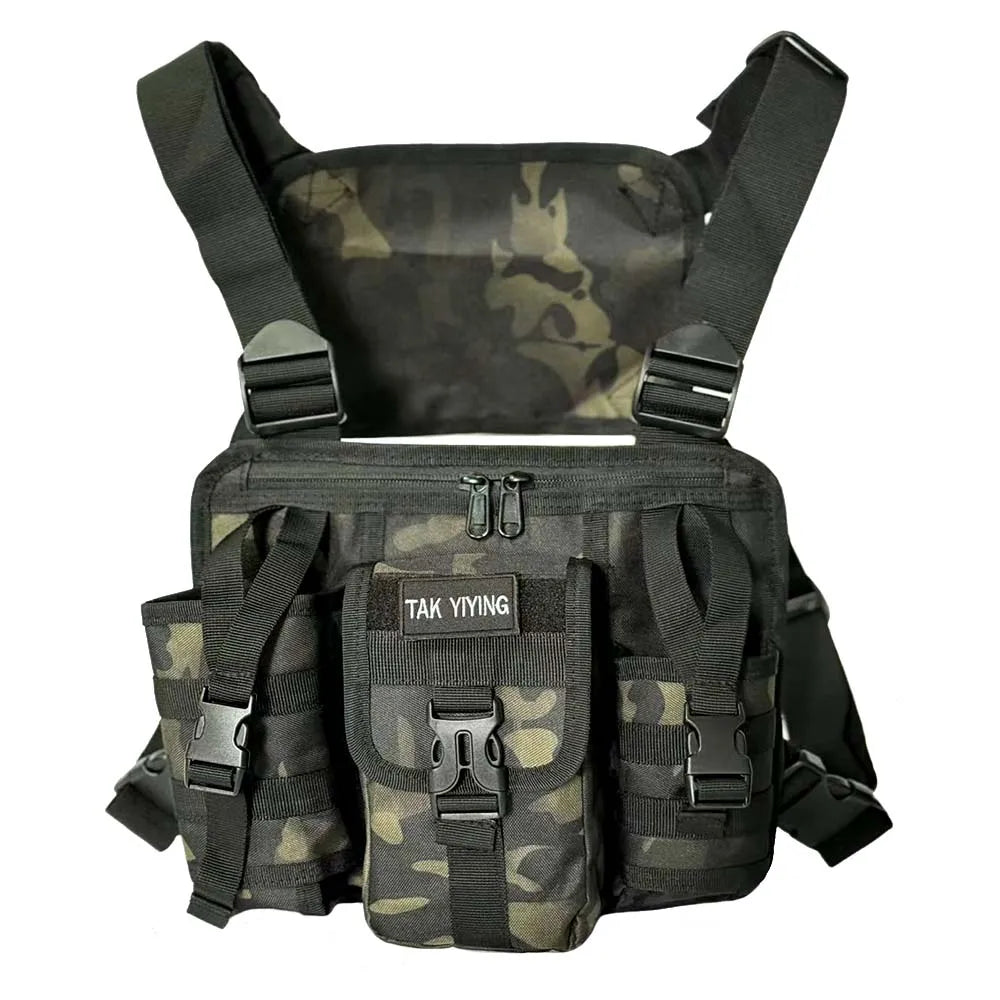 Tactical Running Vest Pack – Chest Bag for Outdoor and Photography
