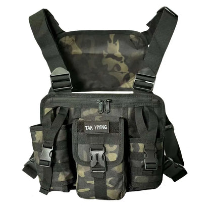 Tactical Running Vest Pack – Chest Bag for Outdoor and Photography