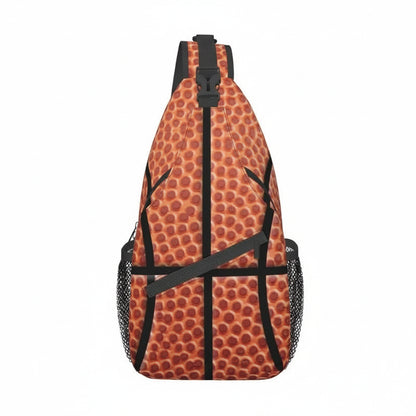 Golf Ball Pattern Sling Bag – Men's Crossbody Chest Bag for Travel, Hiking & Outdoor