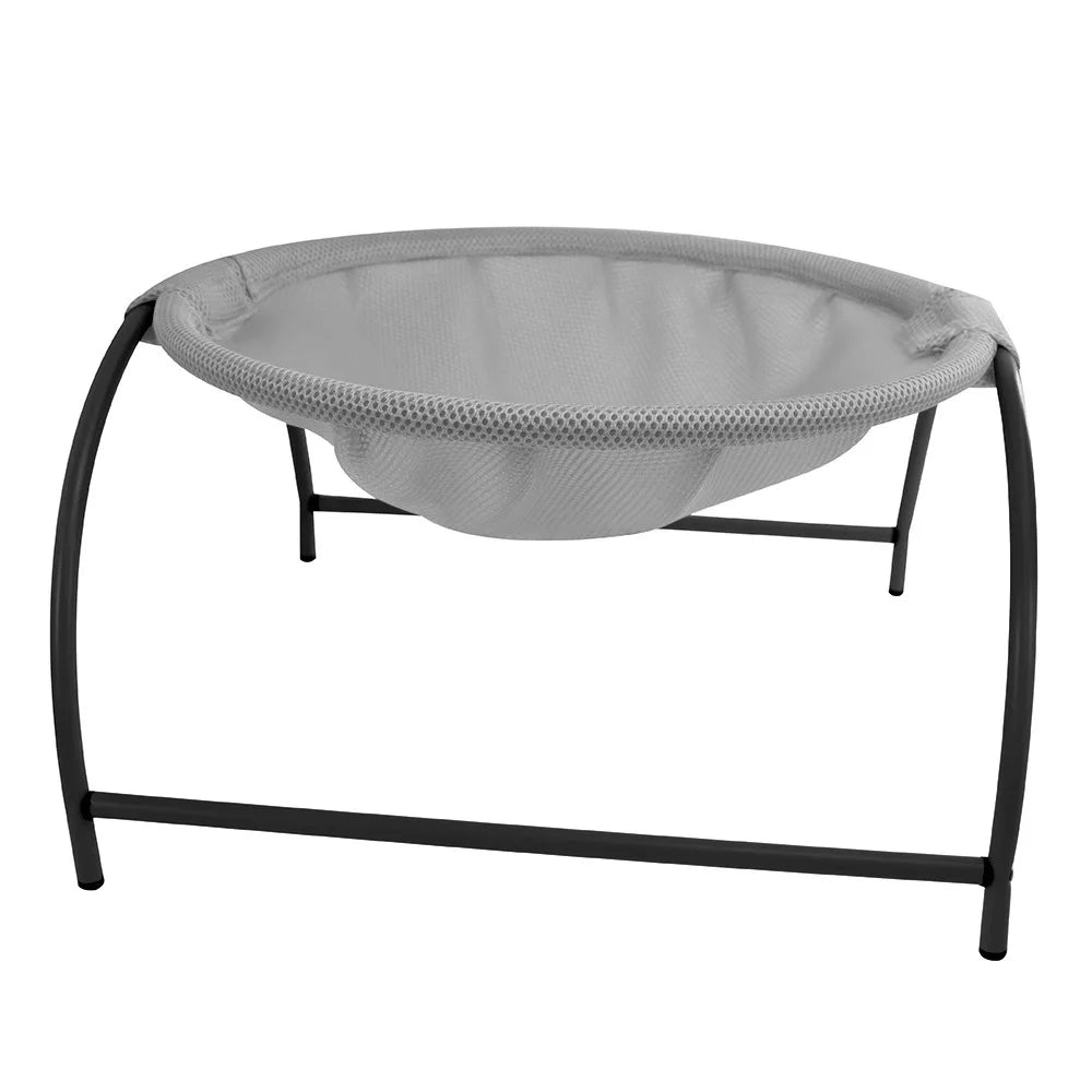 Breathable Cat Hammock Bed with Metal Frame – Cooling Cot for Indoor Cats