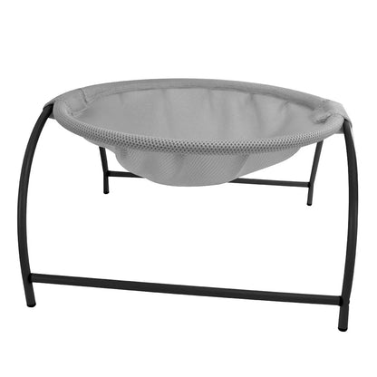 Breathable Cat Hammock Bed with Metal Frame – Cooling Cot for Indoor Cats