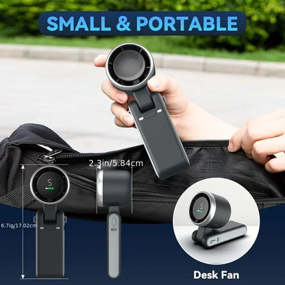 Mini Travel Fan – USB Rechargeable Foldable Portable Fan