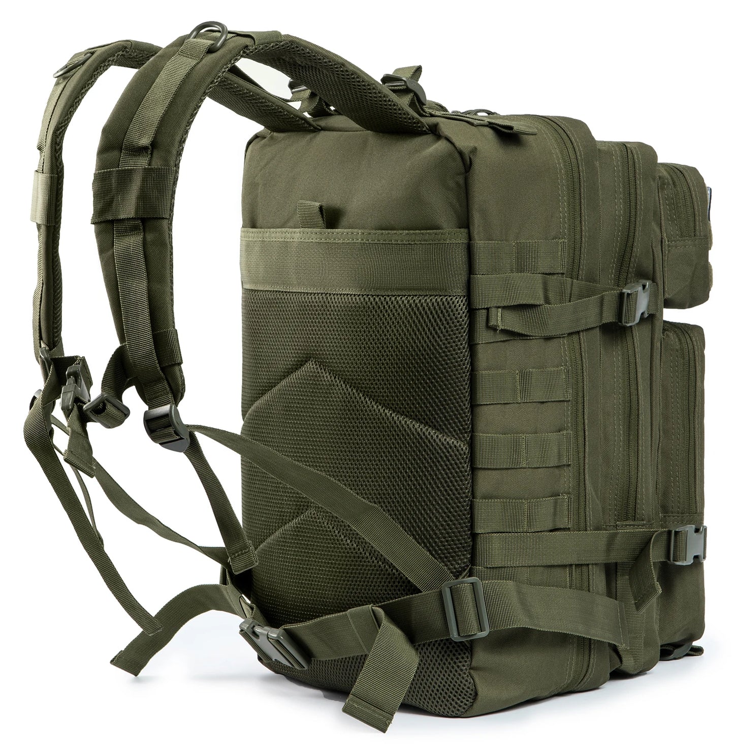45L Tactical Travel Backpack with MOLLE – Multi-Pocket, Laptop Sleeve, 13 Colors