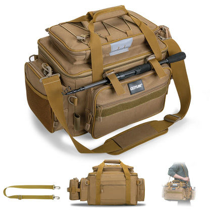 Large Fishing Tackle Bag – Water-Resistant Shoulder Bag