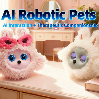 AI Companion Robot Interactive Robotic Pet with Voice Dialogue Touch Interaction Role Switching Assistant