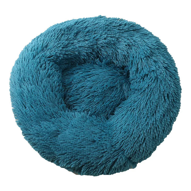 Calming Donut Pet Bed – Orthopedic Round Bed for Dogs and Cats