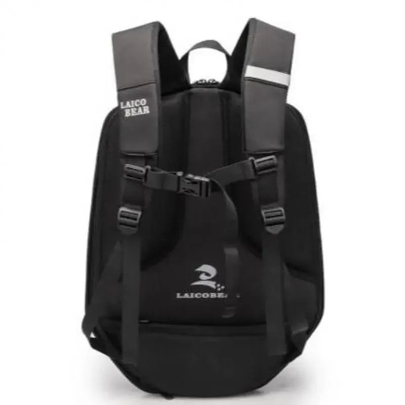 Motorcycle Hard Shell Backpack – Helmet Bag, Waterproof Large Capacity Rider Bag with Laptop Compartment